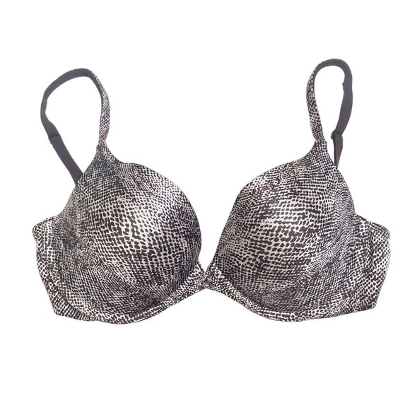 Victoria's Secret Other - Victoria's Secret 34DD Perfect One Padded Bra Underwire Snakeskin Adjustable
